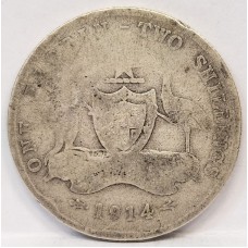 AUSTRALIA 1914 . FLORIN
